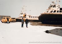 AP1-88 hovercraft with the Scandinavian company SAS -  (credit: The <a href='http://www.hovercraft-museum.org/' target='_blank'>Hovercraft Museum Trust</a>).